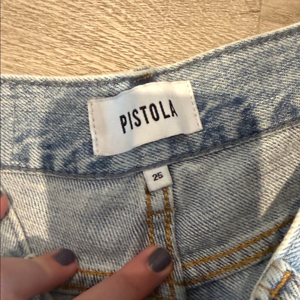 Pistola Bobbie Utility Mid Rise Loose Straight Cargo Jeans - Picture 3 of 4